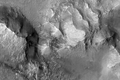 Small Scale Channels near Central Pit in Terra Cimmeria