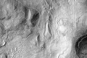 Transect Across Lower Harmakhis Vallis