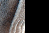 Ridges Associated with Dipping Layers in Reull Vallis