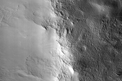 Crater Wall with Possible Clays