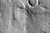 Dipping Layers in Craters in Northern Mid-Latitudes