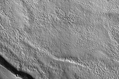 Lineated Valley Fill in Ismenius Lacus Region
