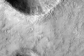 Small Craters on Floor of Larger Crater
