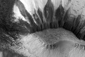 Monitoring Frost in Multi-Directional Gullies in Sisyphi Cavi