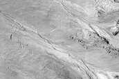 Gullies on Wall of Galle Crater