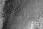 Extra-Crater Sinuous Ridge