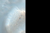 Hillslope Morphologies Southeast of Ostrov Crater