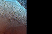 Monitor Dunes in Crater Northeast of Syrtis Major and Jezero Crater