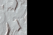 Troughs in South Polar Residual Cap