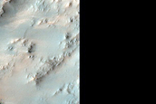 Phyllosilicate on Crater Wall Northwest of Hellas Planitia