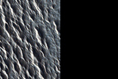 Contact between Thermal Inertia Units in Arcadia Planitia