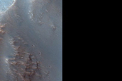 Hillslope Morphologies Southeast of Ostrov Crater