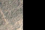 Gullies Above Lobate Flow in Nereidum Montes