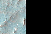 Linear Ridges Intersecting Valley Topography
