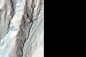 Crater with Gullies Seen in Context Camera Image