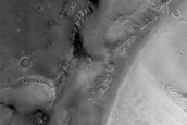 Ridges in Crater Floor
