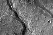 Channels in Crater in Noachis Terra