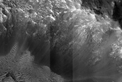Central Pit of Large Impact Crater