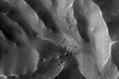 Hillslope Morphologies near Holden Crater