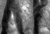 Defrosting Processes in Crater