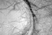 Gullied Crater Wall