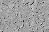South Polar Cap Terrain