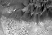 Gullied Crater in Copernicus Crater