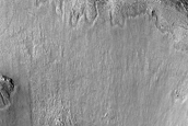 Gullied Crater Wall in Terra Cimmeria