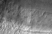 Basal Exposure of South Polar Layered Deposits