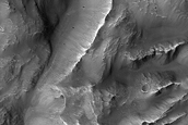 Landslide on Northern Wall of Coprates Chasma 