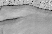 Troughs Overlying South Polar Layered Deposit