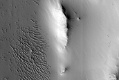 Crater in Tharsis Region