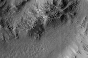 Southeast Rim of Hale Crater