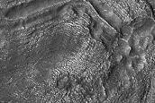 Crater Floor Features near Reull Vallis