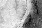 Gullied Crater Slope