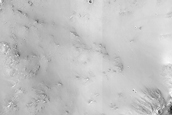 Ejecta Northeast of Huygens Crater