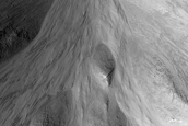 Steep Slopes in Melas Chasma