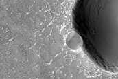 Crater in Volcanic Terrain