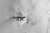 Possible New Icy Scarp in Southern Hemisphere