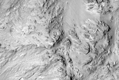 Hale Crater Central Peak Slopes