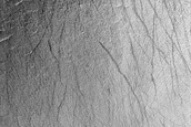 Arcuate Features in High-Latitude Crater