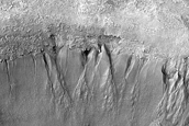 Gullied Crater