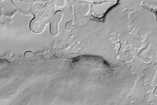 Possible Water Ice and Mesas