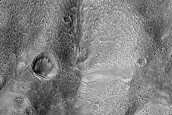 Crater Wall in Terra Serinum