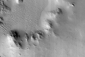 Central Pit Crater in Amazonis Planitia