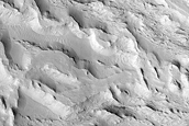Transition from Fluvial Ridges to Flat-Lying Rock at Aeolis Dorsa