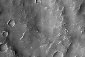 Western Rim of Dollfus Crater and Terrain to North