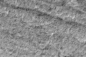 Landforms above Subsurface Radar Observations of South Polar Cap