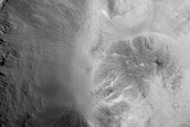 Crater in Syrtis Major