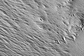 Medusae Fossae Formation Pit in Lunae Planum